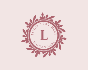 Feminine Eco Leaf Logo