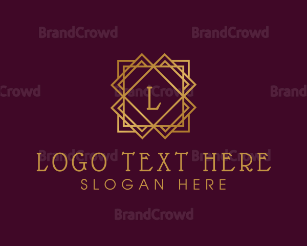 Luxury Frame Tiling Logo