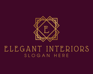 Luxury Frame Tiling logo design