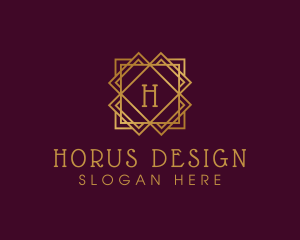 Luxury Frame Tiling logo design