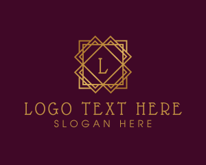 Real Estate - Luxury Frame Tiling logo design