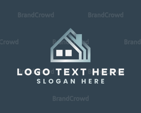 Luxury Roofing House Logo