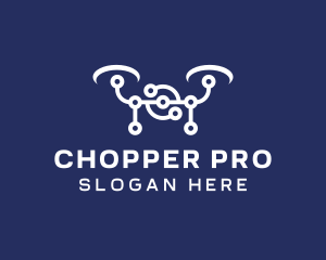 Chopper - Circuit Drone Technology logo design