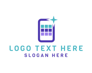 Mobile App Tech logo design