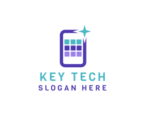 Mobile App Tech logo design