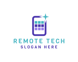 Remote - Mobile App Tech logo design