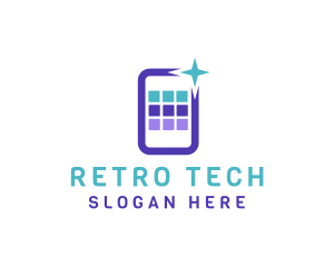 Mobile App Tech logo design