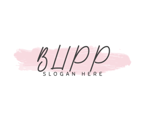 Stylish Watercolor Wordmark  Logo