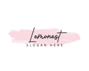 Stylish Watercolor Wordmark  Logo