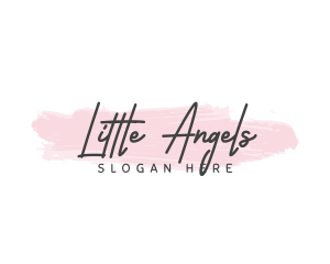 Stylish Watercolor Wordmark  Logo