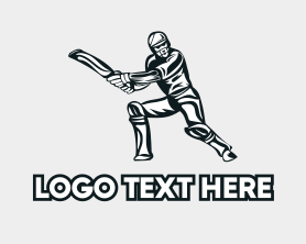 Cricket - Cricket Player logo design
