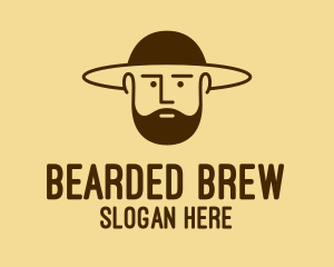 Bearded - Bearded Hat Man logo design