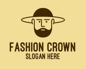 Hat - Bearded Hat Man logo design