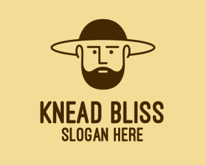 Bearded Hat Man  logo design