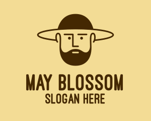 Bearded Hat Man  logo design