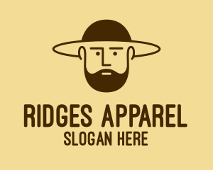 Bearded Hat Man  logo design