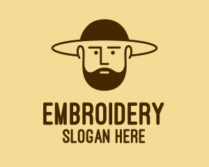 Bearded Hat Man  logo design