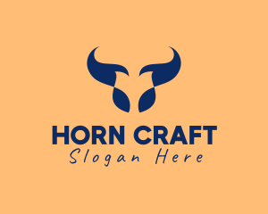 Horns - Animal Bull Horn logo design