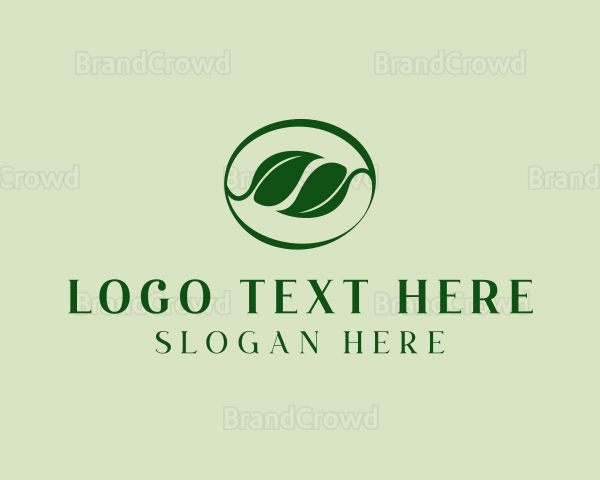 Green Twig Leaf Logo