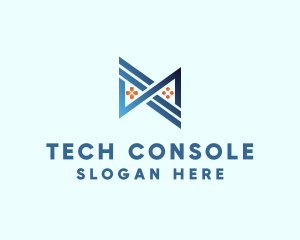 Console - Gaming Console Infinity logo design