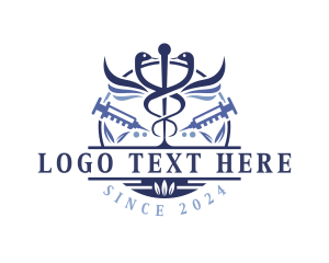 Wings - Medical Syringe Clinic logo design