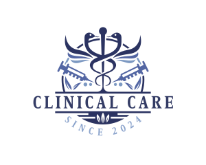 Medical Syringe Clinic logo design