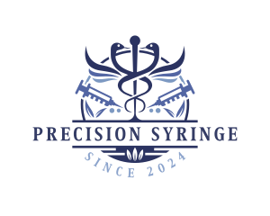 Medical Syringe Clinic logo design