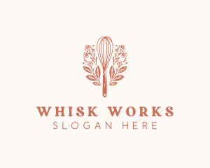 Baking Whisk Pastry logo design