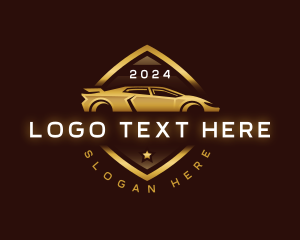 Golden - Car Luxury Repair logo design