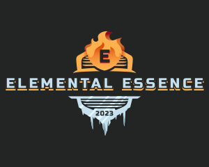 Element - Ice Fire Element logo design