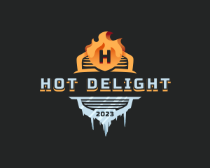 Ice Fire Element logo design