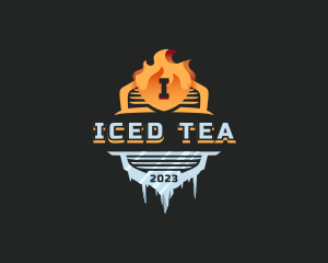 Ice Fire Element logo design