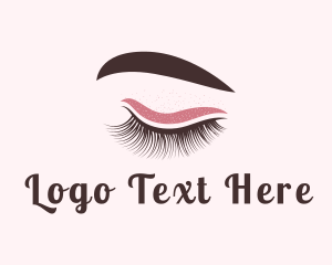 Beauty Vlogger - Beauty Eyebrow Threading logo design