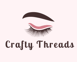 Beauty Eyebrow Threading logo design