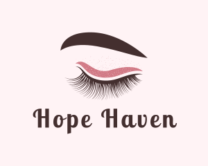 Eyelash Extension - Beauty Eyebrow Threading logo design