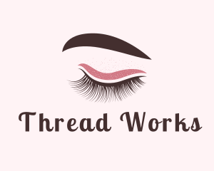 Beauty Eyebrow Threading logo design