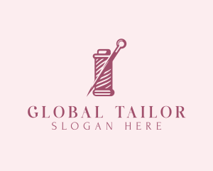 Tailoring Stitching Needle logo design