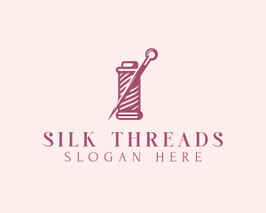 Tailoring Stitching Needle logo design