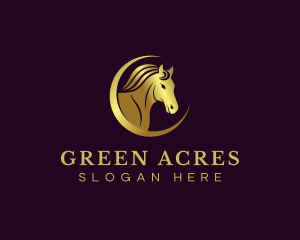 Stallion Horse Ranch logo design