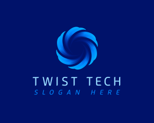 Twist - HVAC Air Cooling logo design