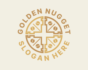 Golden Cross Worship logo design