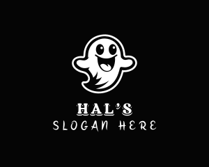 Halloween Spirit Ghost Logo