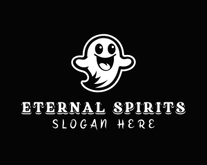 Halloween Spirit Ghost logo design