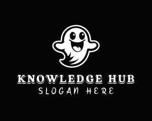 Scary - Halloween Spirit Ghost logo design