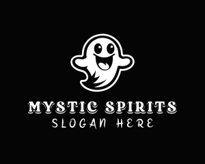 Halloween Spirit Ghost logo design