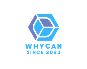 Video Game - Hexagon Gaming Cube logo design