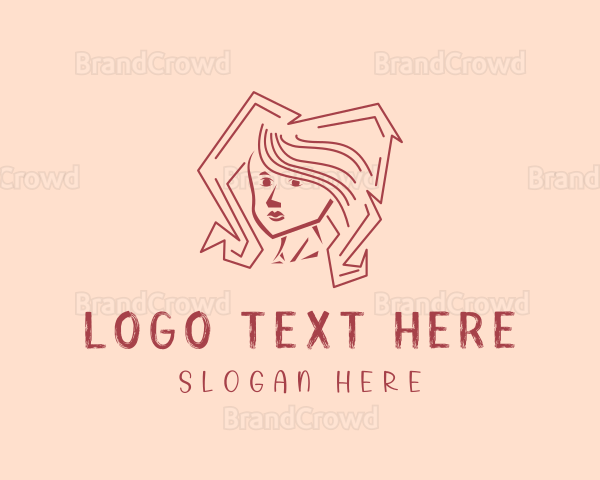 Angular Wig Hair Logo