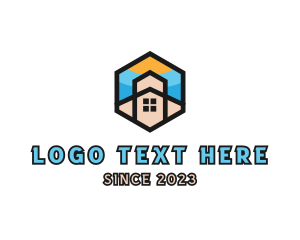 Parish - Hexagon Church Home logo design