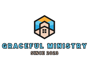 Ministry - Hexagon Church Home logo design