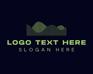 Sound - Cyber AI Technology logo design
